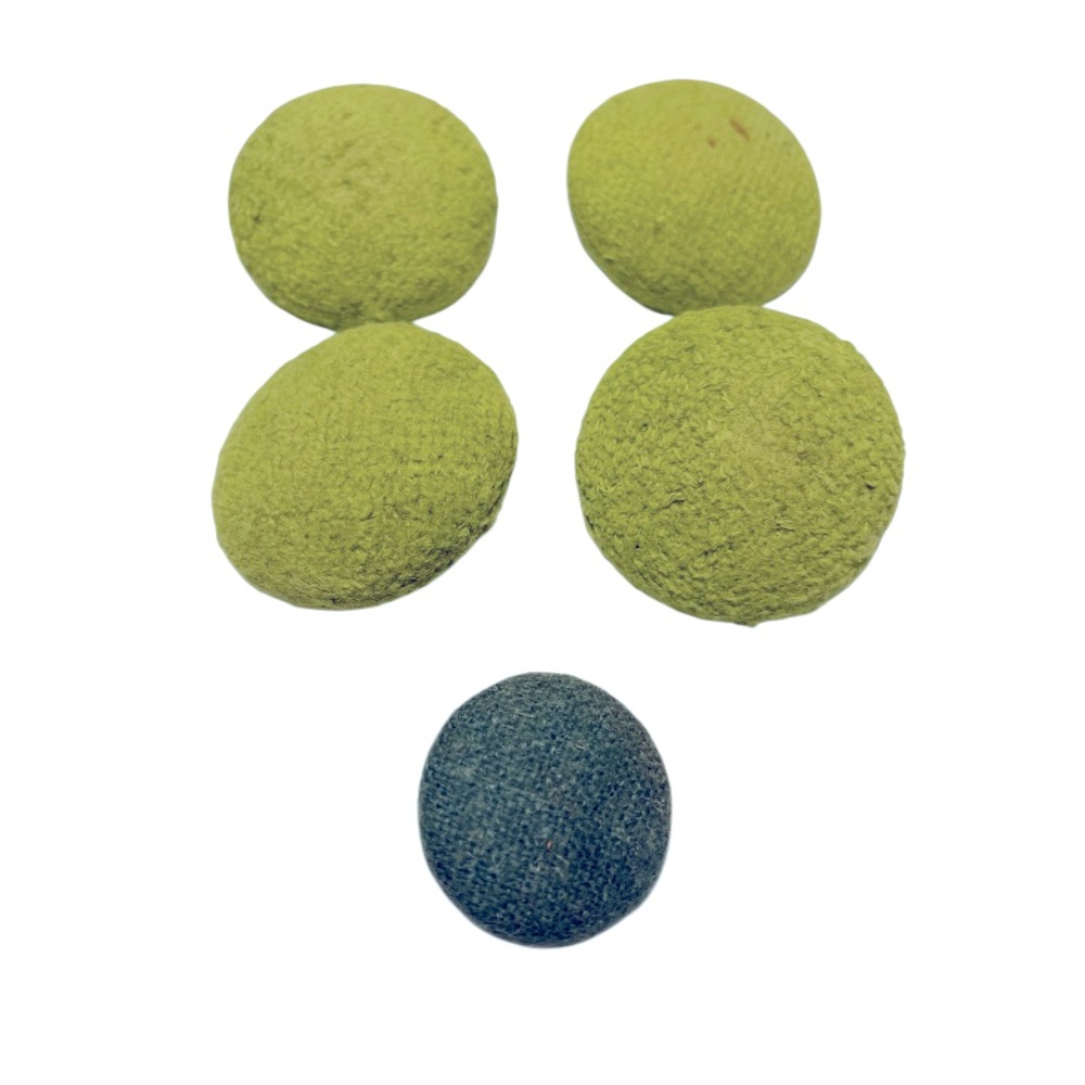 Vintage Prym Fabric Covered Shank Buttons